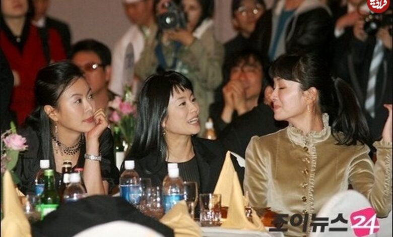 عکس| سفر به تاریخ؛ «بانو یوها» (سریال جومونگ) با لباس پلنگی در کنار «بانو یومیول و ملکه»