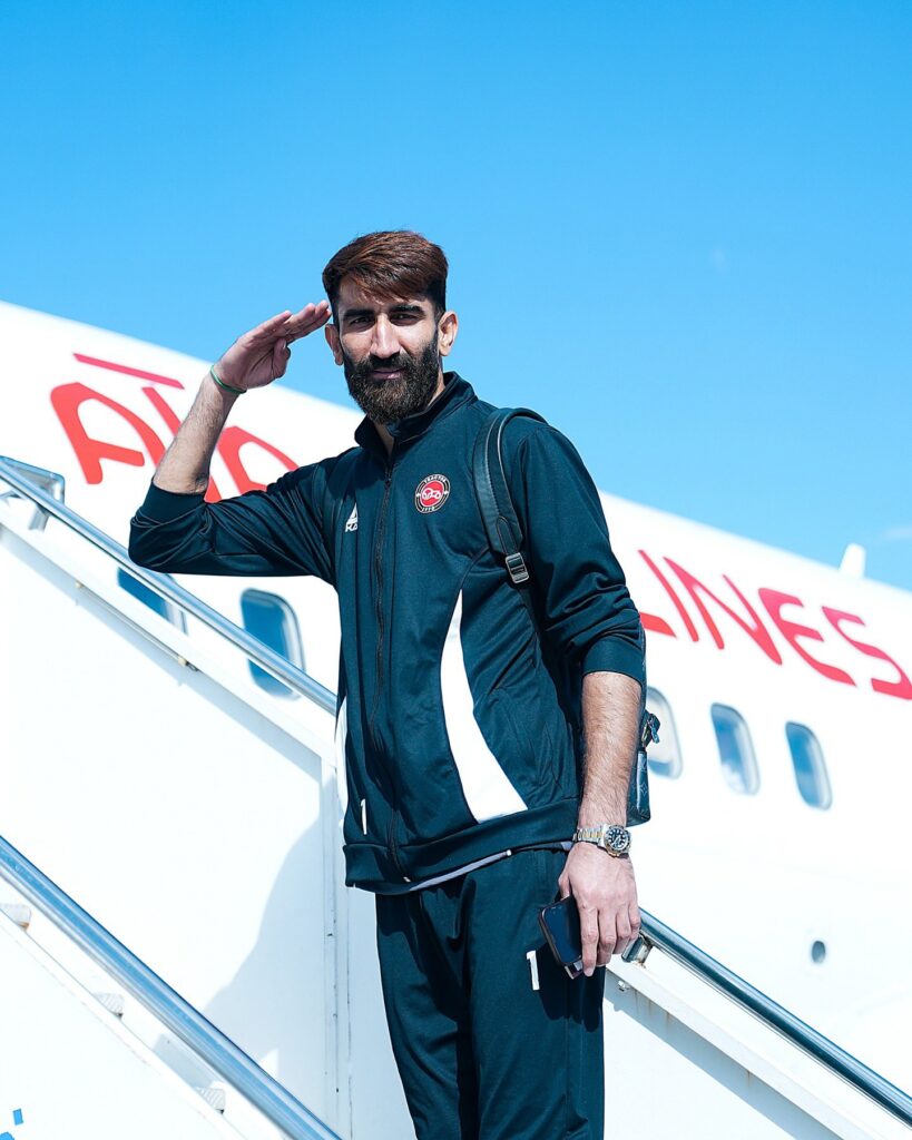 سلام نظامی بیرانوند پس از پایان محرومیت