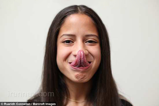 این دختر زیبا درازترین زبان دنیا را دارد +تصاویر این دختر زیبا درازترین زبان دنیا را دارد +تصاویر