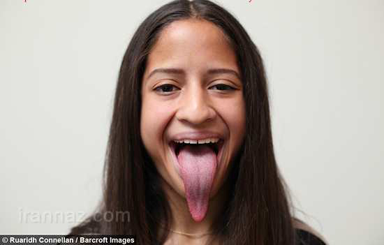 این دختر زیبا درازترین زبان دنیا را دارد +تصاویر این دختر زیبا درازترین زبان دنیا را دارد +تصاویر