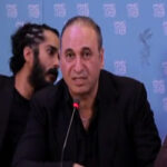 فیلم گاف خنده دار حمید فرخ نژاد جلوی خبرنگاران (+عکس)