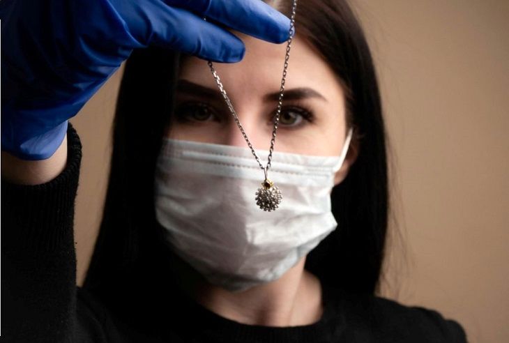 مد جدید جواهرات به شکل کرونا ( عکس ) مد جدید جواهرات به شکل کرونا ( عکس )