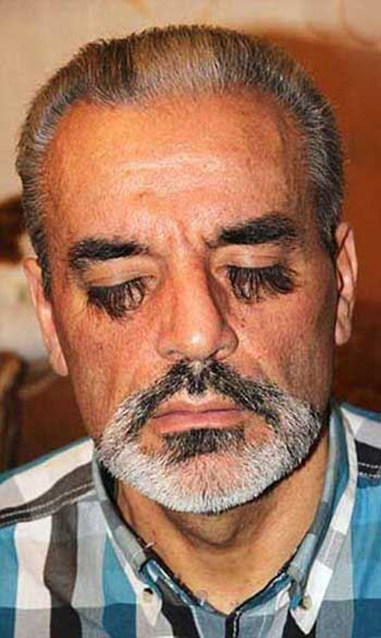 بلندی مژه های این مرد در گینس ثبت شد بلندی مژه های این مرد در گینس ثبت شد