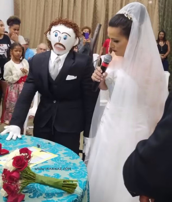 ازدواج عجیب این زن با عروسک و بچه دار شدنش