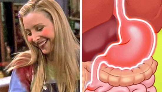 ارتباط بین قرمز شدن صورت و معده ، کارهای عجیب بدن انسان