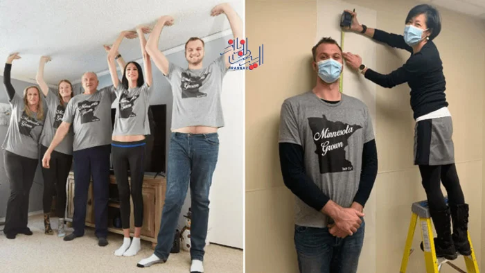 قدبلندترین خانواده دنیا که در گینس به ثبت رسیده!!