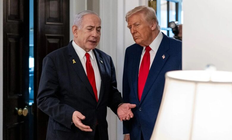 وال‌استریت: ترامپ تمایلی به رویارویی با نتانیاهو ندارد