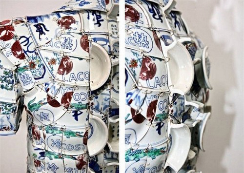 لباس هایی از جنس چینی و سرامیک (عکس)