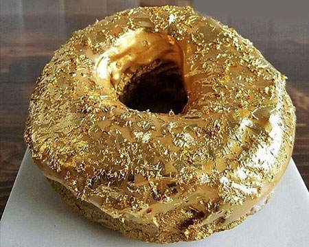 غذاهایی که از طلای واقعی تهیه شده اند (عکس) غذاهایی که از طلای واقعی تهیه شده اند (عکس)