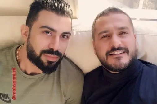 عکس روز| سلفی میلاد کی‌مرام در کنار همسر بازیگر معروف در کانادا