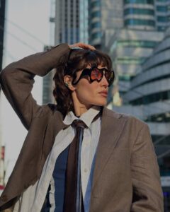 فرشته حسینی مدل برند عینک فنلاندی شد!