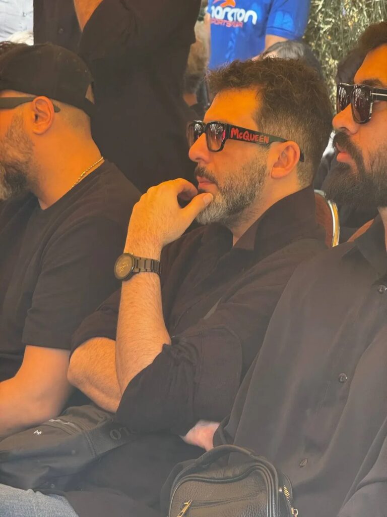 عکس روز| چند فریم از حضور مجید واشقانی در خاکسپاری امید جهان