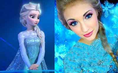 دختری با شباهت بسیار زیاد به شخصیت ملکه برفی السا (عکس) دختری با شباهت بسیار زیاد به شخصیت ملکه برفی السا (عکس)