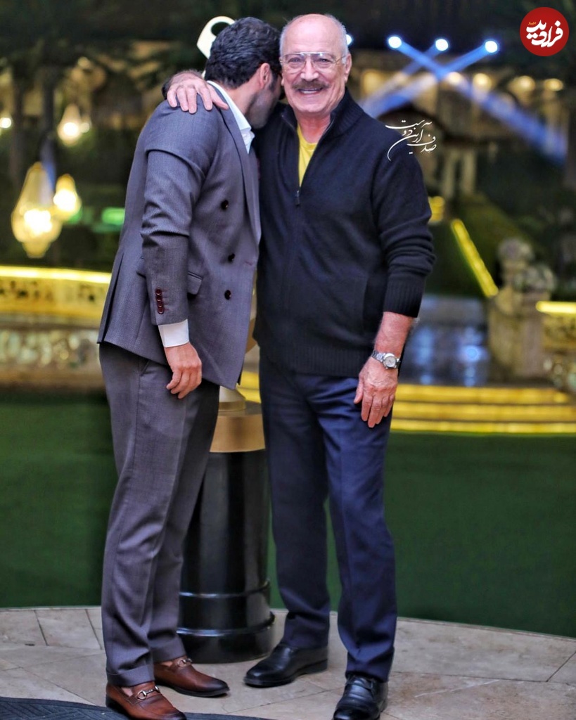 عکس روز| جواد جوادیِ» سریال بچه مهندس در حال بوسیدن «سعید راد»!