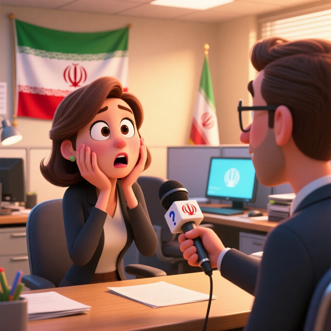 گزارشگر قلابی؛ مصاحبه‌ای که وسطش همه‌چیز از کنترل خارج شد! 😂
