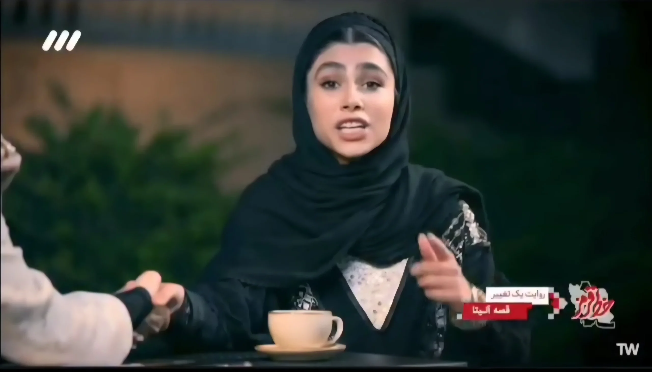 ادبیات عجیب یک دختر مهمان تلوزیون جنجال به پا کرد!