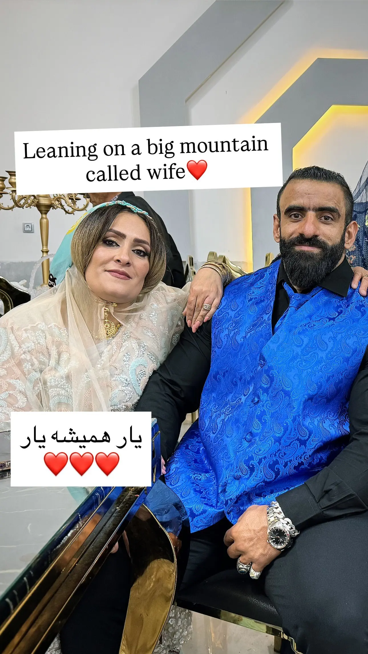 عاشقانه هادی چوپان با همسرش پس از نتایج مستر المپیا + عکس