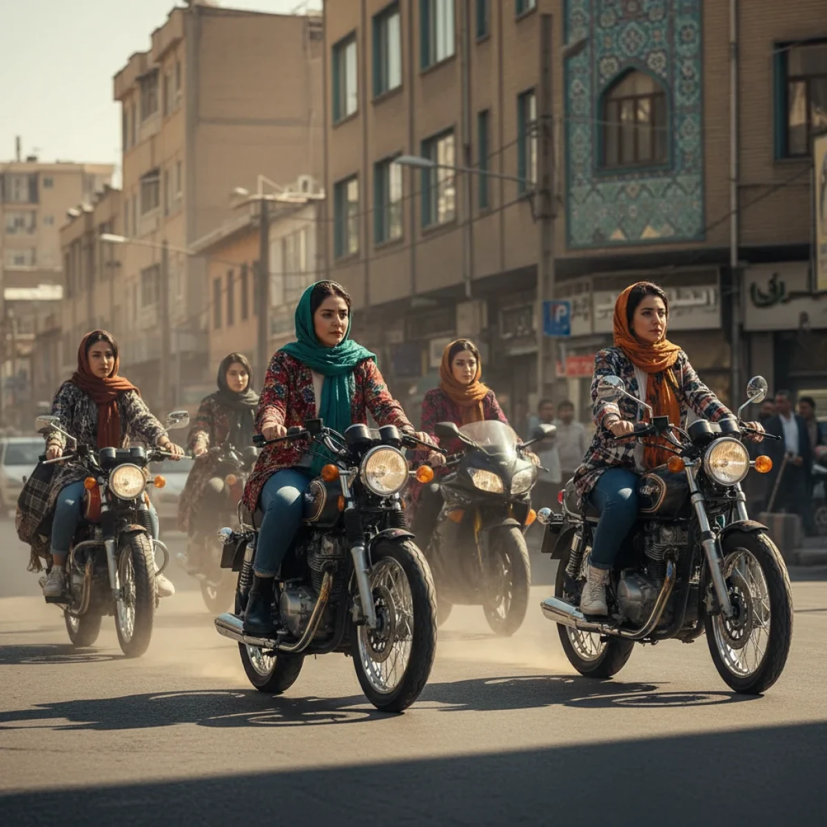 رژه دختران موتور سوار در تهران خبرساز شد؛ ماجرا و واکنش‌ها را بخوانید
