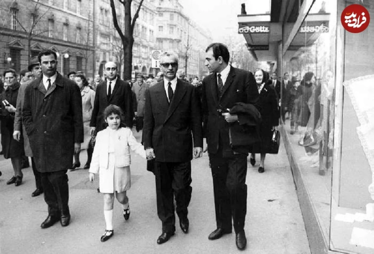 عکس| سفر در زمان؛ «اردشیر زاهدی، محمدرضا پهلوی و مهناز زاهدی در یک سفر خارجی»؛ دهه 40