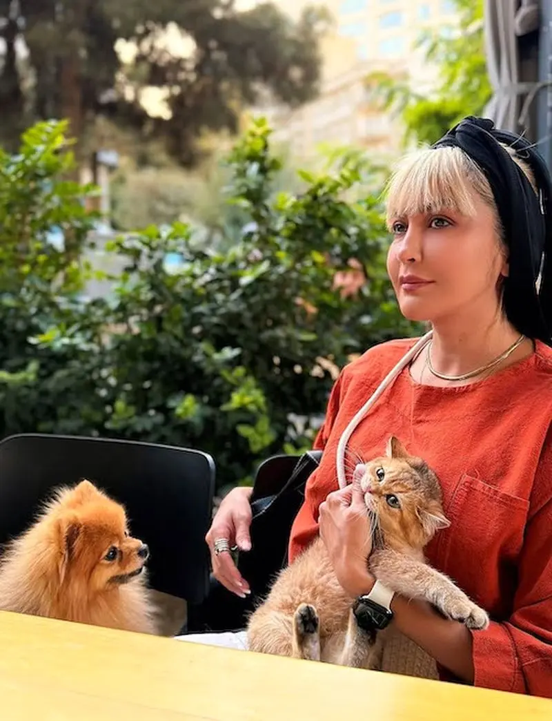 عکس | نگاهی به مریم معصومی و یه قابِ پاییزیِ پُر از عشق!