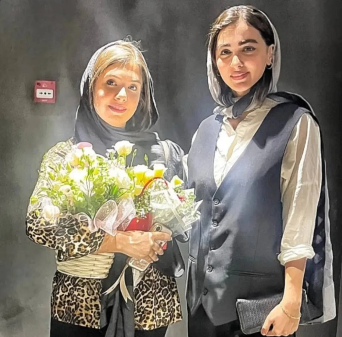 عکس یادگاری نیکایِ سریال پایتخت و نفس بازغی