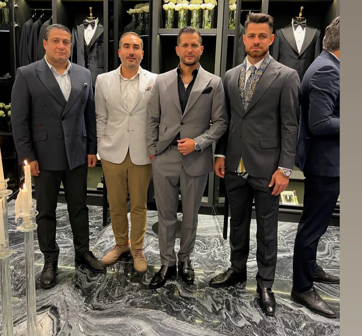 قاب خاص سیاوش خیرابی و بازیکن پرسپولیس با استایلی شیک+ عکس