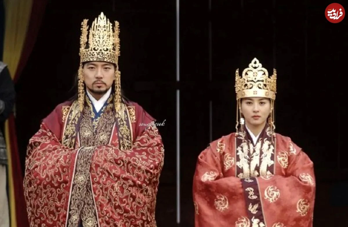 عکس| سفر در زمان؛ خواب عمیق «جومونگ» در پشت صحنه سریال جومونگ؛ سال 1384