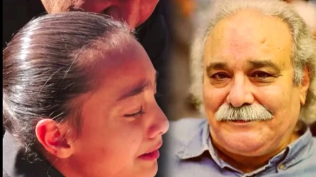 گریه همسر و نوه محمد کاسبی در مراسم تشییع؛ وداعی تلخ با مرد مهربان سینمای ایران