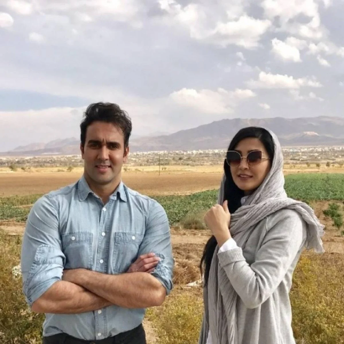 عکس | سفر در زمان ؛ تصویر پوریا پورسرخ در کنار یک خانم دکتر وایرال شد