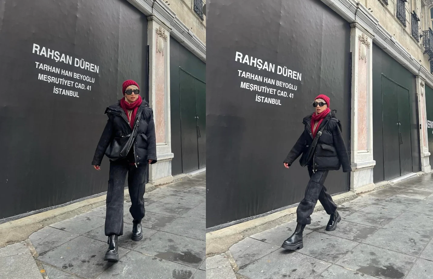 تیپ دخترانه خاص با نیم بوت