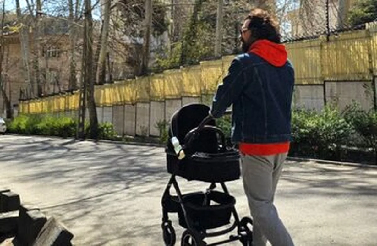 نگاه روز | عکس بامزه و جالب از پسر کوچولوی بهرام رادان