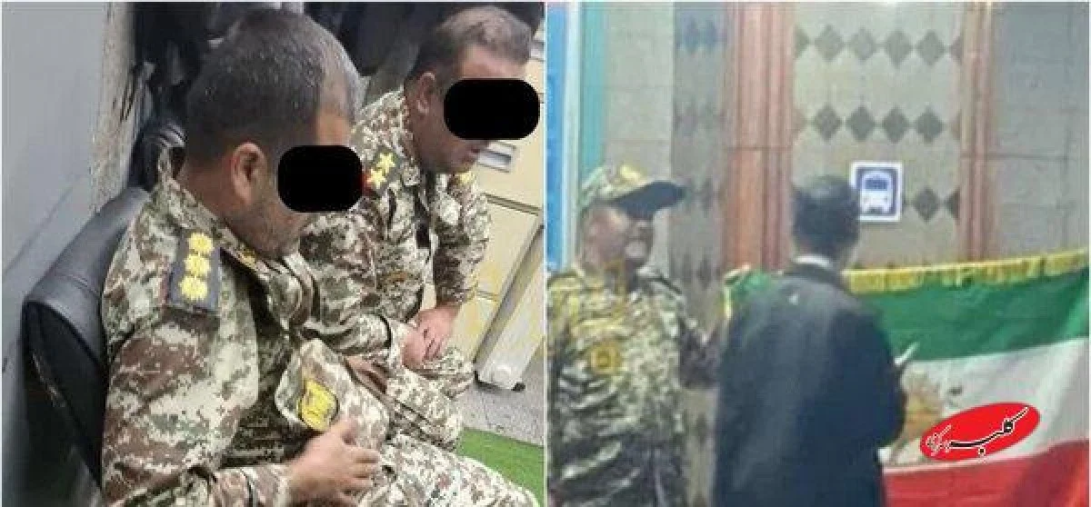 بازداشت دو نفر با لباس ارتش و پرچم شیر و خورشید در مترو تهران بازداشت دو نفر با لباس ارتش و پرچم شیر و خورشید در مترو تهران