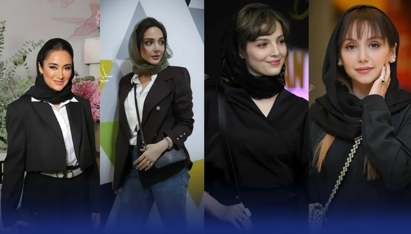✨ چهار قاب از چهار ستاره؛ استایل تازه مهسا حجازی، نازنین بیاتی، بهاره افشاری و المیرا دهقانی