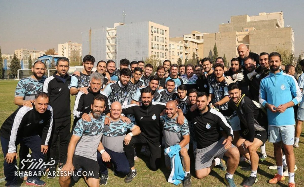 وریا غفوری در تمرین استقلال سورپرایز شد +عکس