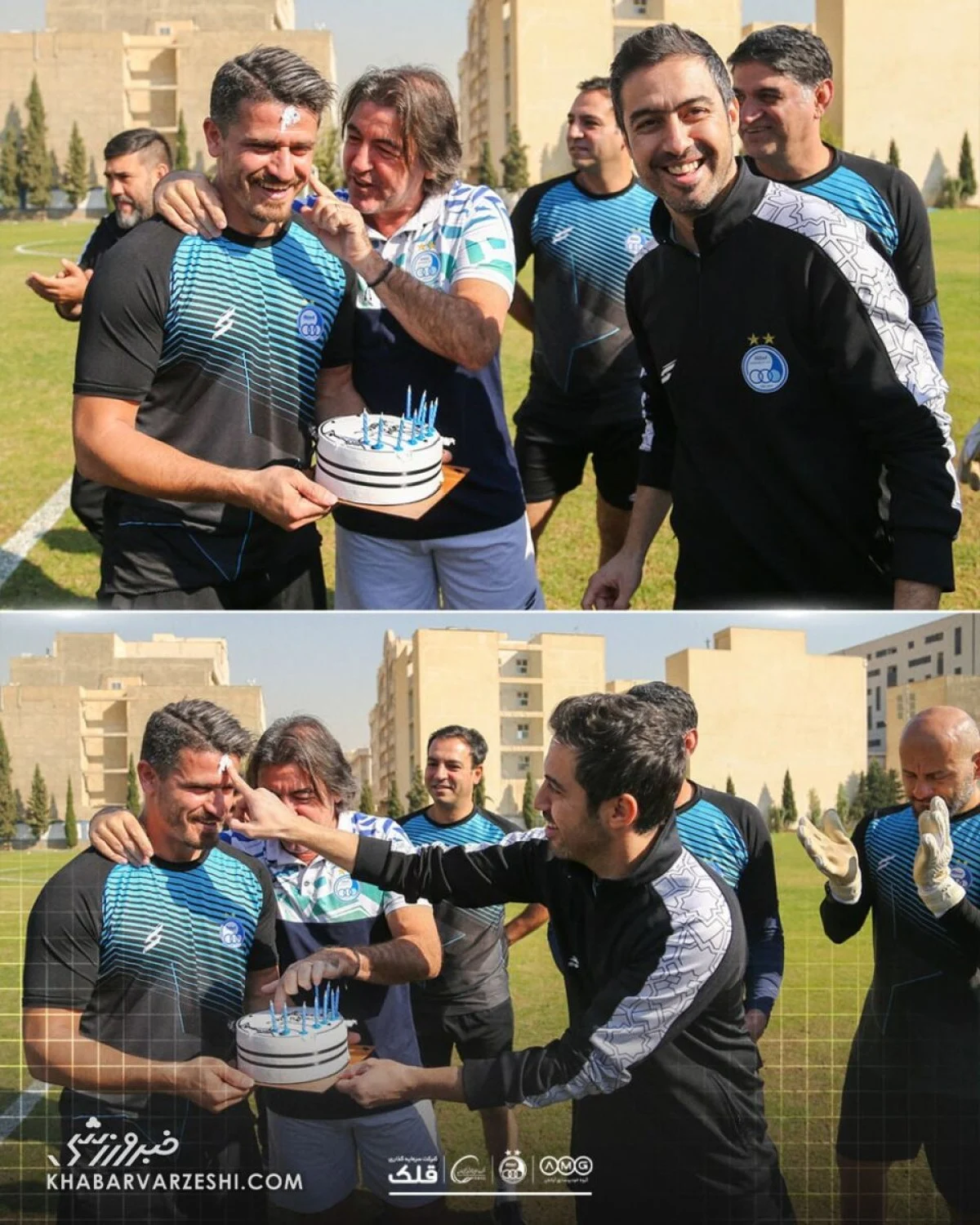 وریا غفوری در تمرین استقلال سورپرایز شد +عکس