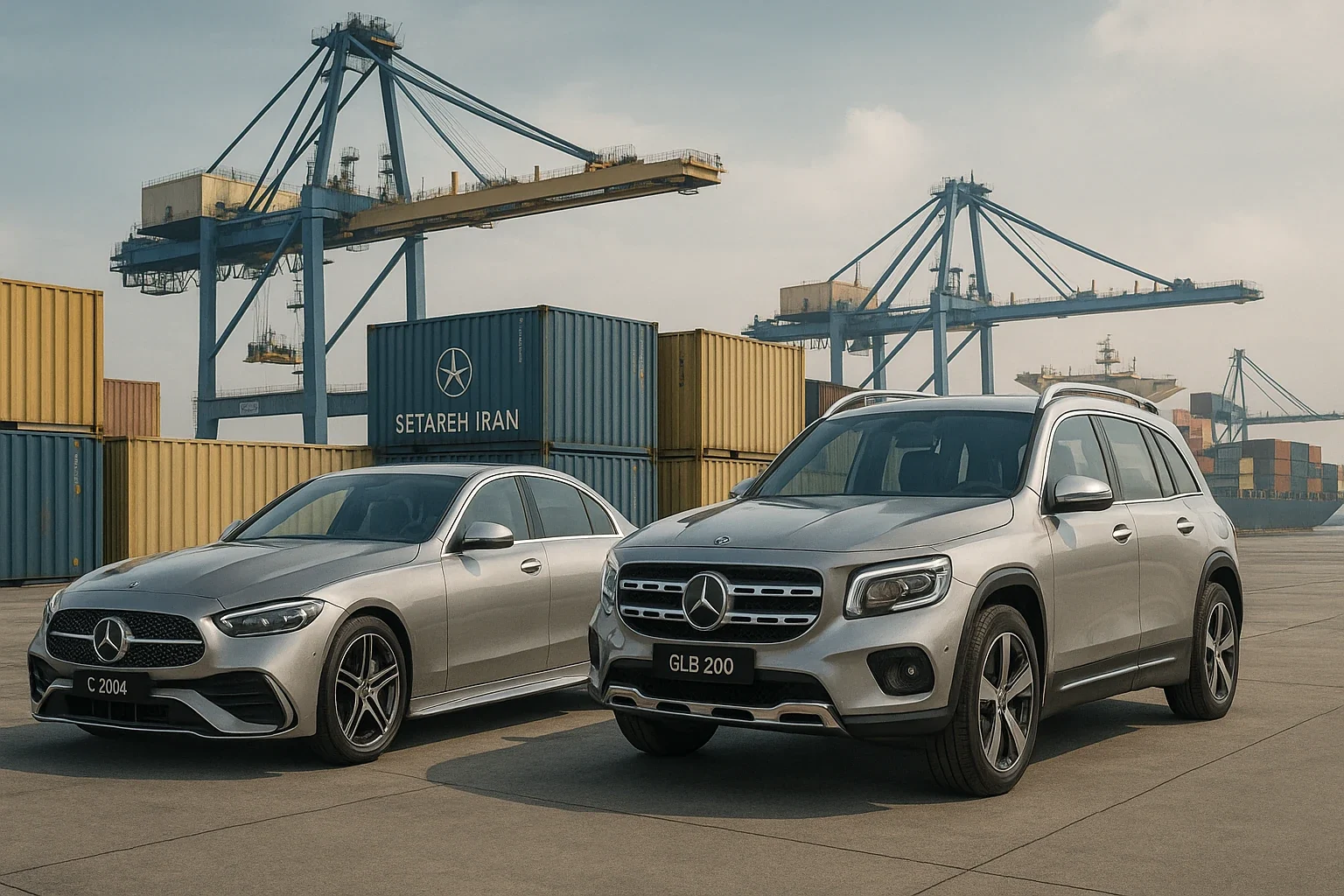 بزرگترین محموله مرسدس بنز وارداتی توسط «ستاره ایران» به گمرک رسید بزرگترین محموله مرسدس بنز وارداتی توسط «ستاره ایران» به گمرک رسید