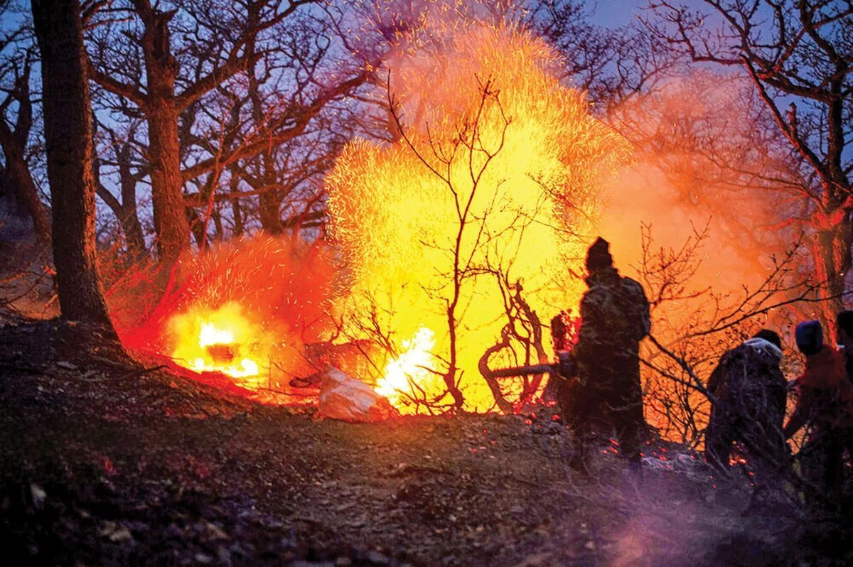 نگاه امروز ✅️ آخرین وضعیت مهار آتش در جنگل‌های الیت