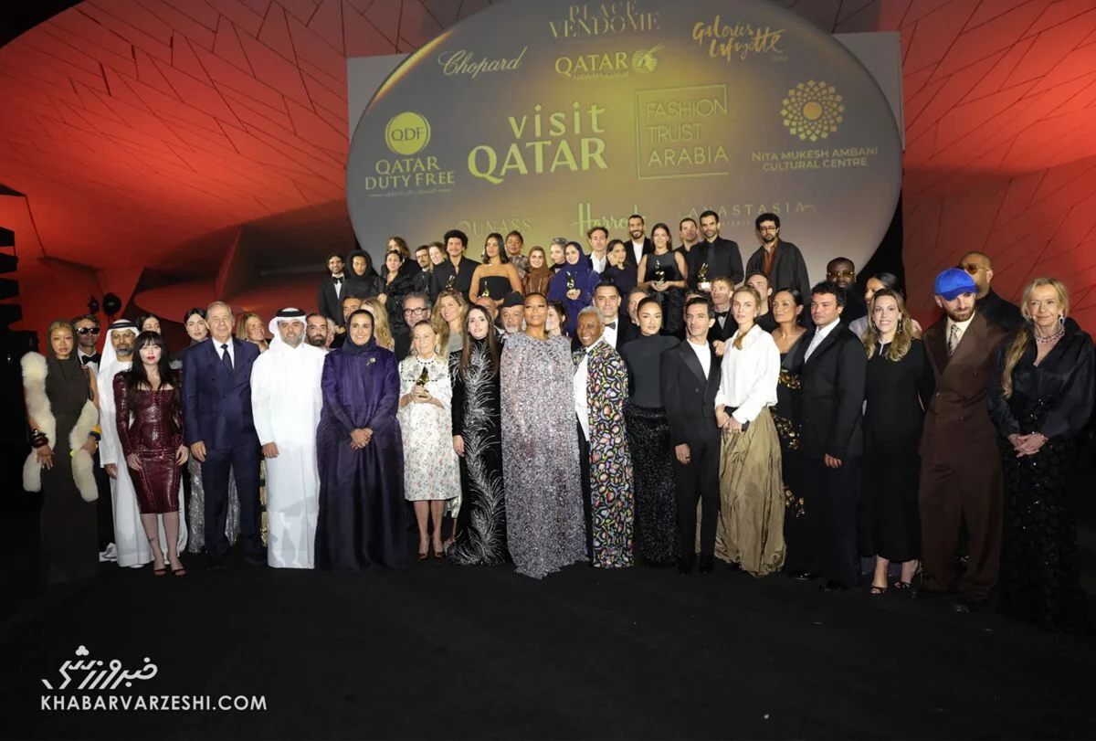 ورزشی | در فشن عربیای قطر چه گذشت؟ از همسر کریس رونالدو تا بازیگر سابق سینمای ایران +تصاویر مراسم فشن و مد قطر