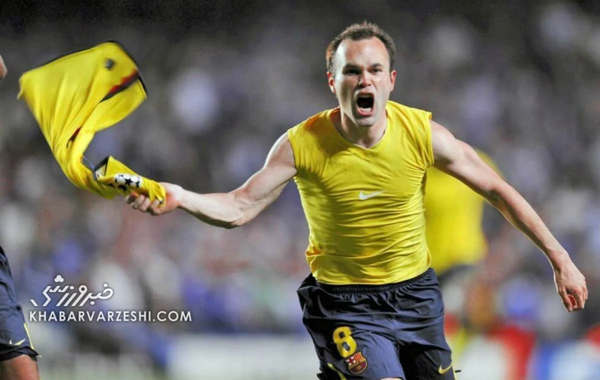 پوستر طعنه‌آمیز بارسلونا برای چلسی/ مشق اینیستا برای یامال، گاوی، فرمین و بالده! +عکس