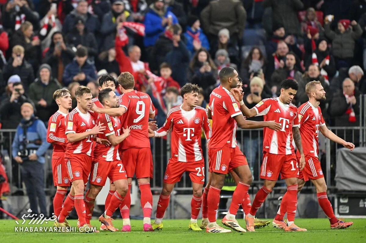 بایرن مونیخ ۳ - سن پائولی ۱/ کامبک صدرنشین؛ غول بوندس‌لیگا شکستنی نیست!