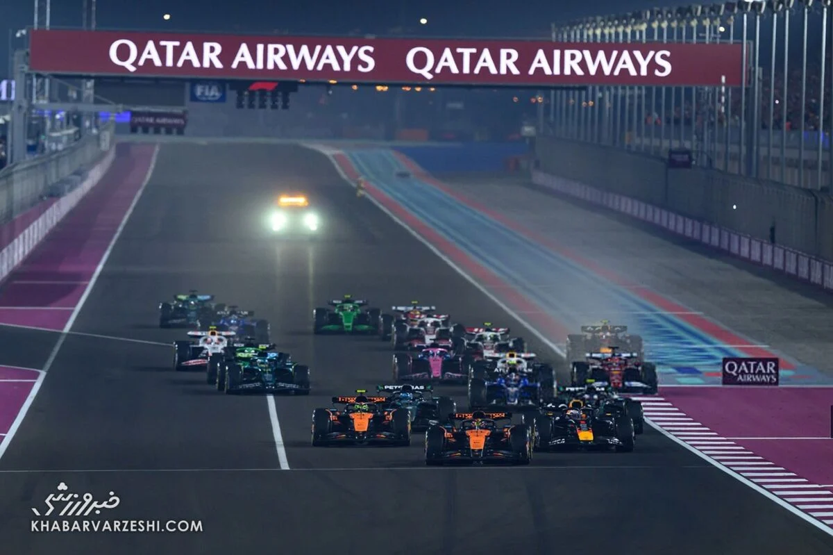 رقابت باورنکردنی فرمول یک در قطر با حضور سلبریتیها +تصاویر گرندپری قطر 2025