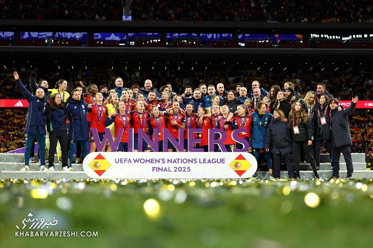 2025-12-03_08-36-36_213530-meylesokhan-ir جشن قهرمانی زنان اسپانیا در لیگ ملتهای اروپا