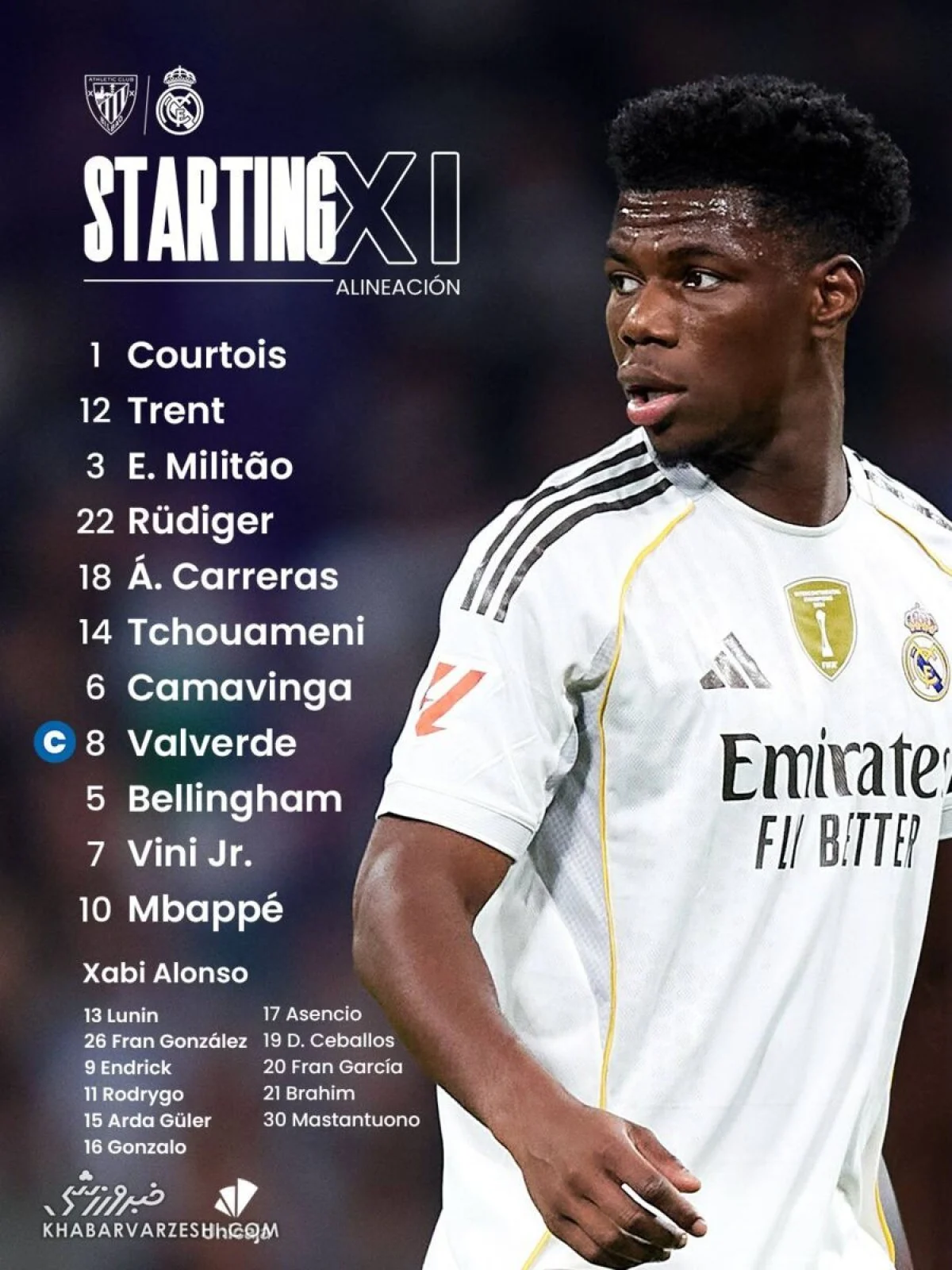 2025-12-03_20-30-22_924759-meylesokhan-ir ترکیب رئال مادرید مقابل اتلتیکو بیلبائو اعلام شد +عکس