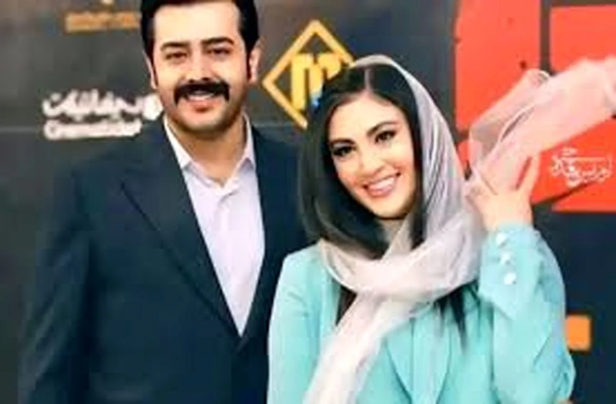 همسر مریم مومن در کنار کارگردان قیصر