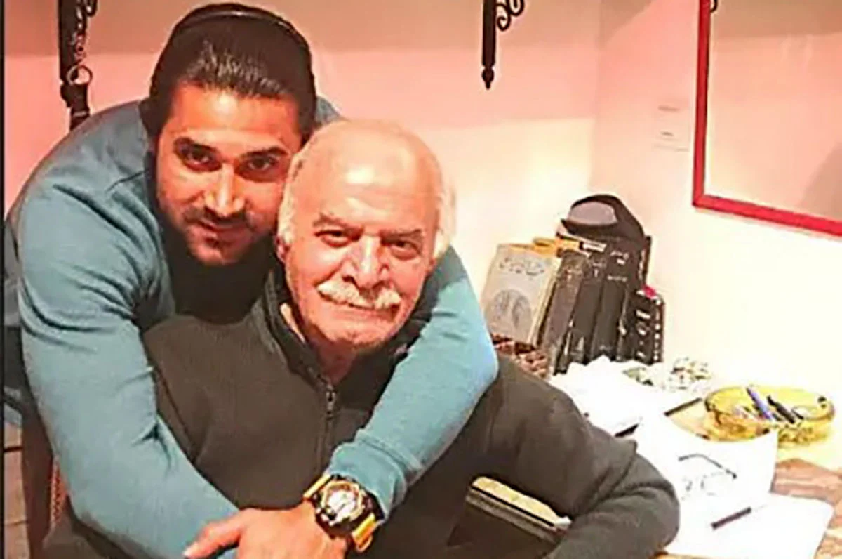 سیروس گرجستانی در جشن تولد پسرش سیاوش سیروس گرجستانی در جشن تولد پسرش سیاوش