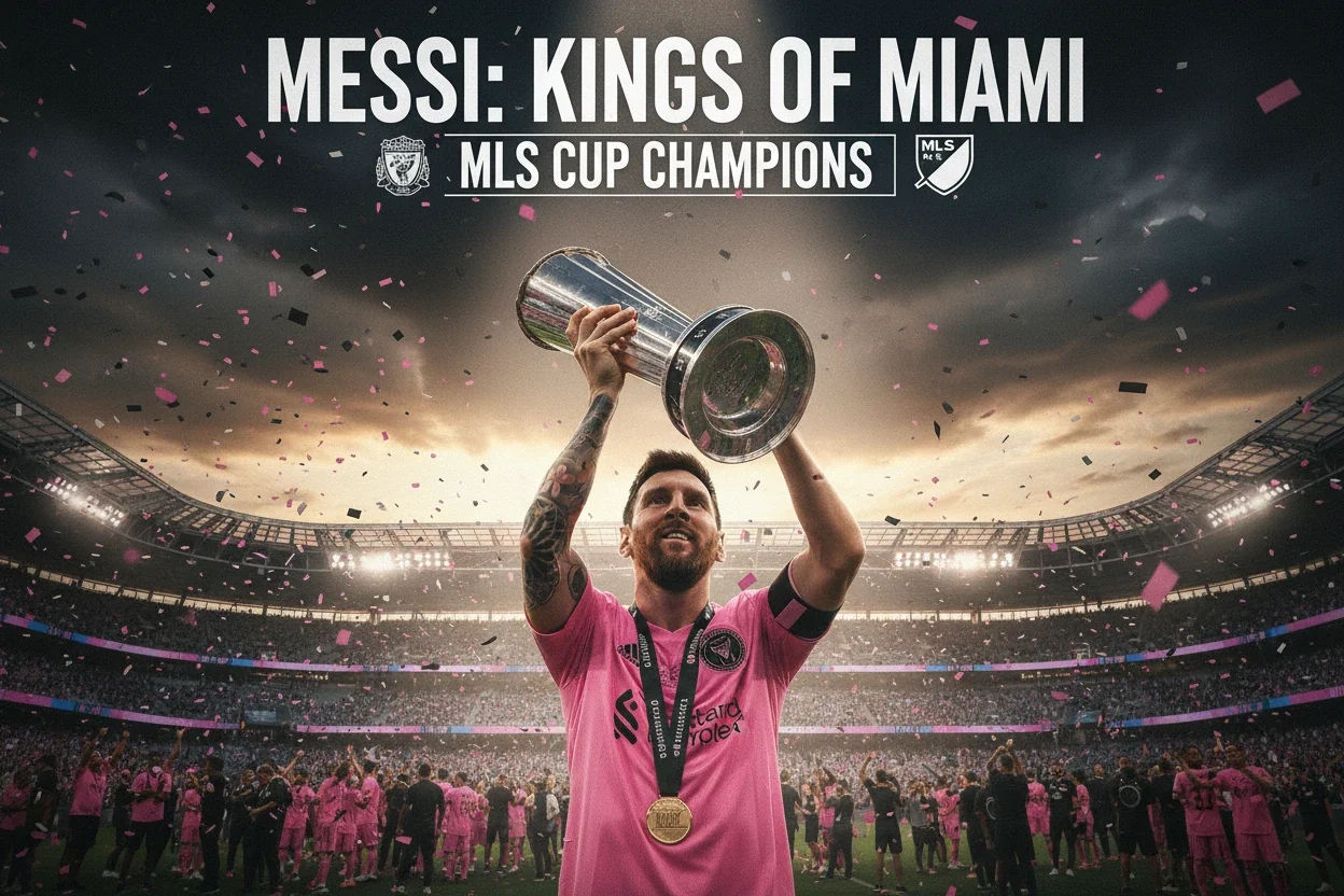 مسی اینتر میامی را بر بام فوتبال آمریکا نشاند مسی اینتر میامی را بر بام فوتبال آمریکا نشاند