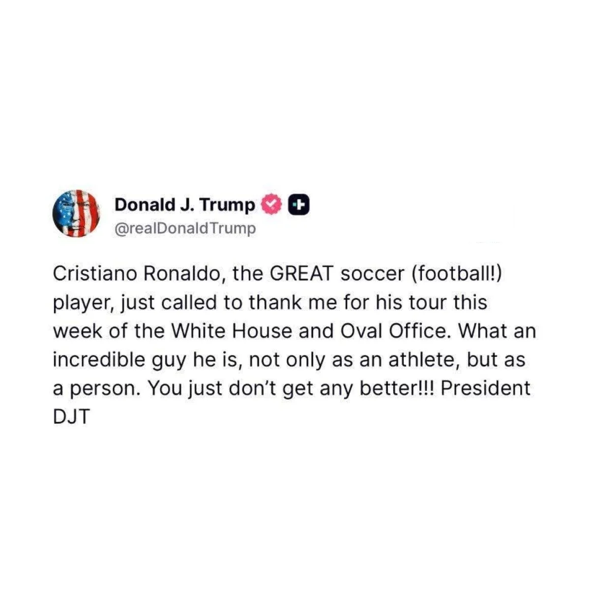 چرا تماس رونالدو با ترامپ ترند شد؟ پشتپرده این پیام چیست؟ چرا تماس رونالدو با ترامپ ترند شد؟ پشتپرده این پیام چیست؟