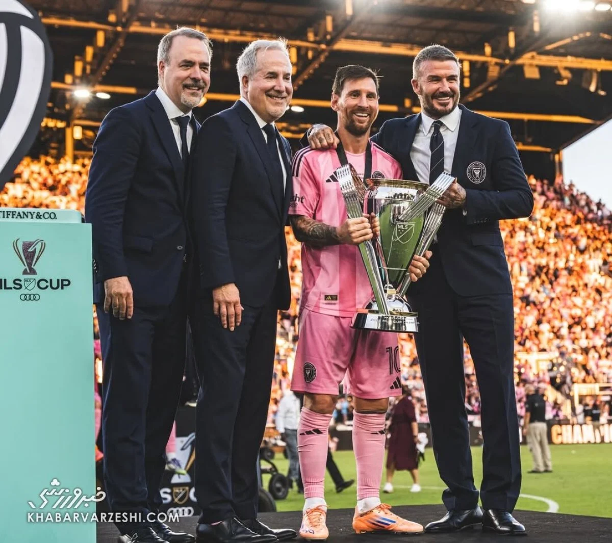 مسی و مالکان اینترمیامی: دیوید بکام، خورخه و خوسه ماس