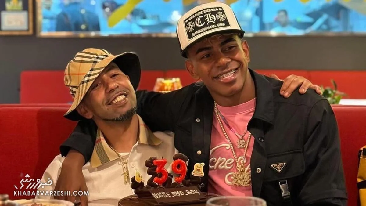 پدر لامین یامال با هواداران درگیر شد +ویدیو