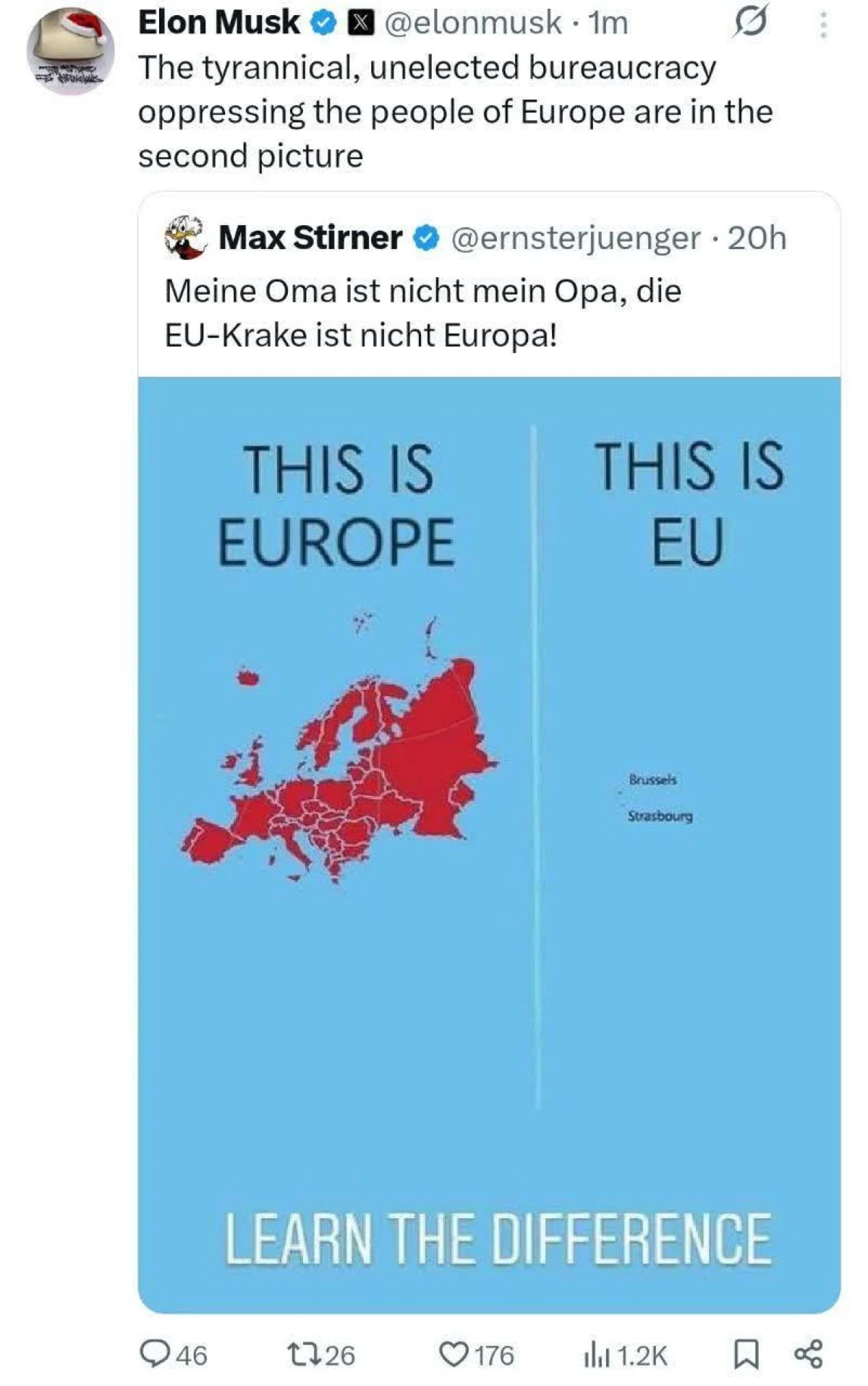حمله بیسابقه ایلان ماسک به اتحادیه اروپا پس از جریمه ۱۲۰ میلیون یورویی حمله بیسابقه ایلان ماسک به اتحادیه اروپا پس از جریمه ۱۲۰ میلیون یورویی